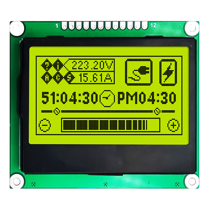 132X64 Graphic COG LCD Module | FSTN + Display /HTM-COG13264C01A-SPI 4