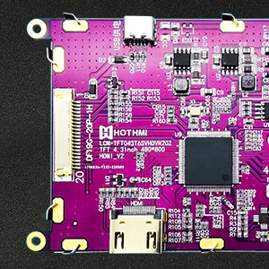 132X64 Graphic COG LCD Module | FSTN + Display /HTM-COG13264C01A-SPI 7